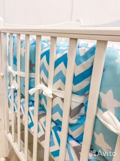 Бортики в кроватку комплект