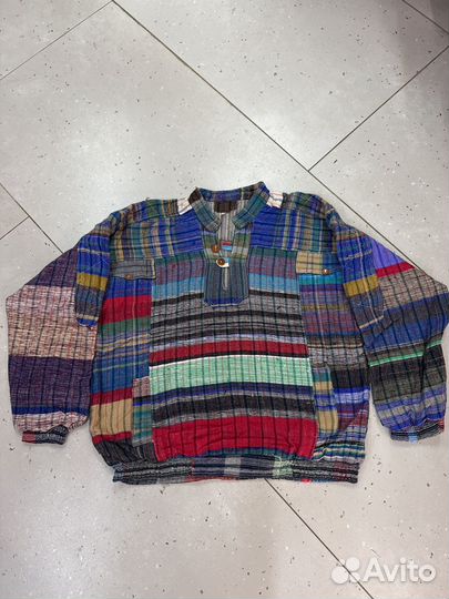 Винтажная тканая куртка-рубашка мужская 54-56