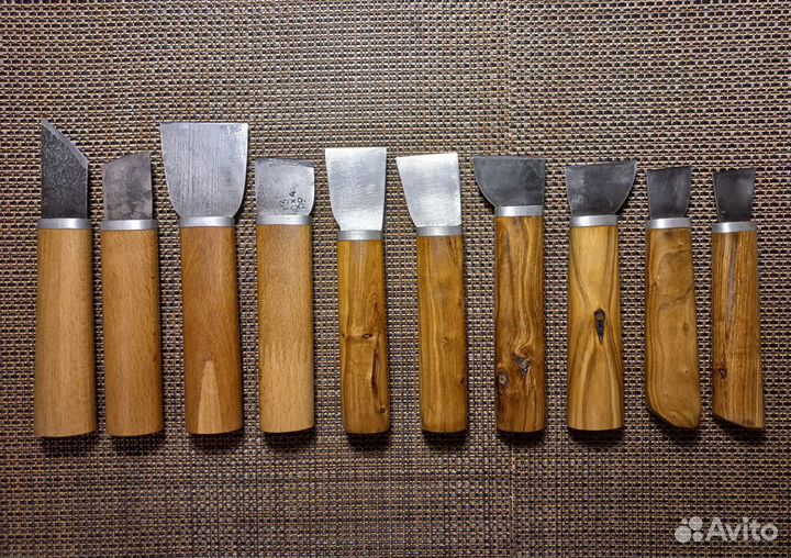 Ножи для работы с кожей, деревом