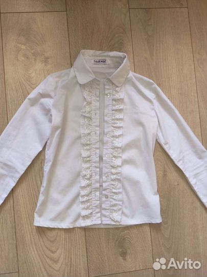 Рубашка школьная 122-134