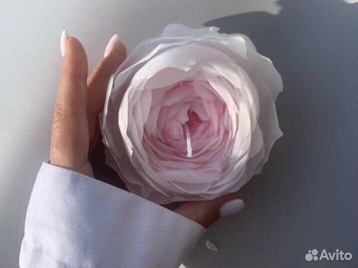 Свечи-цветы пионы ручной работы Обучение