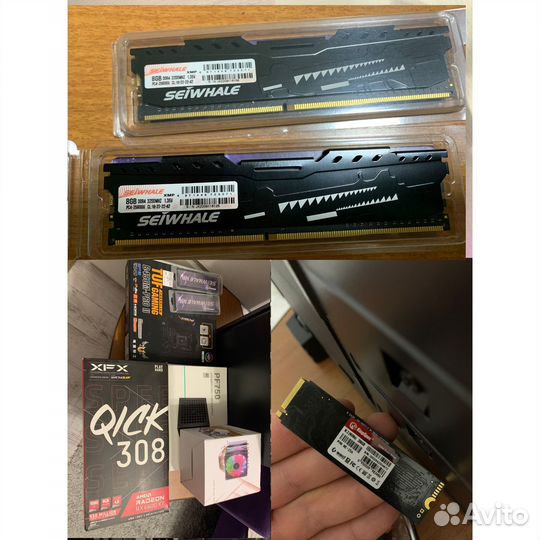 Игровой пк ryzen 5500 rx6600xt
