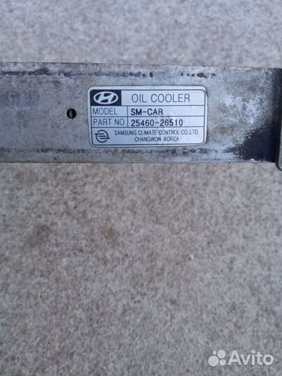 Hyundai Santa Fe 1 радиатор akpp