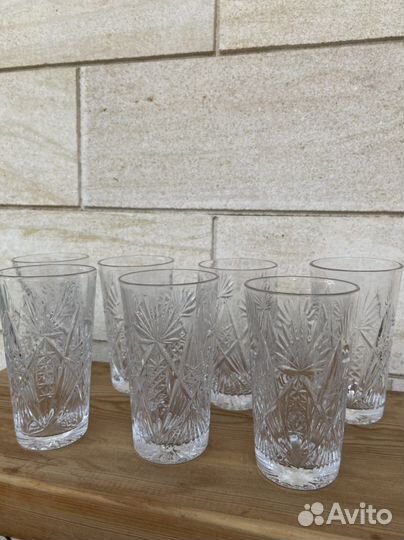 Хрустальные стаканы