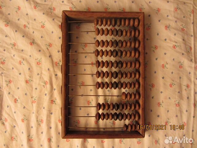 Счеты деревянные, 1910-1915 г.г