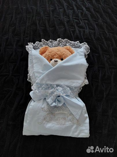 Конверт на выписку летний для мальчика