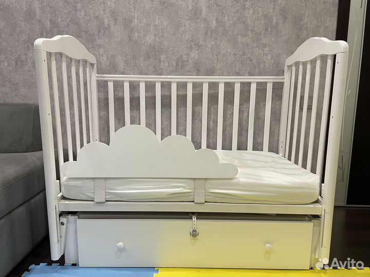 Ограничитель для кровати облачко