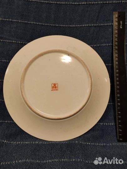 Старинная китайская тарелка, ручная роспись