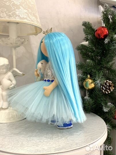 Интерьерная текстильная кукла ручной работы