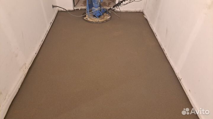 Полусухая стяжка пола за 1 день