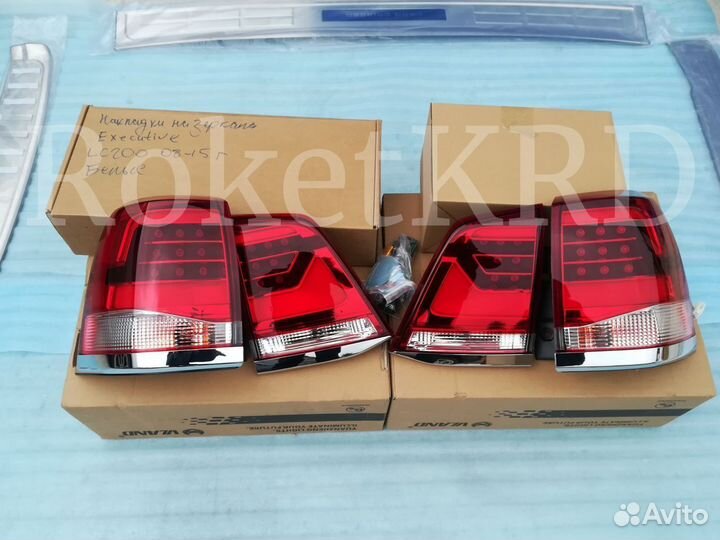 Задние фонари Toyota Land Cruiser 200 07-15 LED