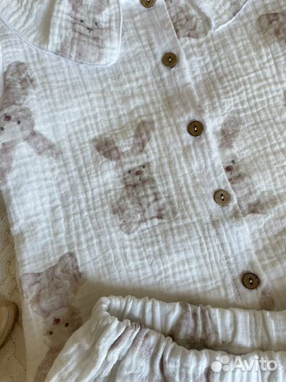 Комплект на малышку муслин