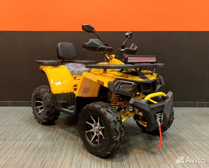 Квадроцикл Motoland Wild Track X 200 PRO желтый