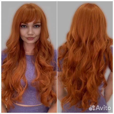 Парик рыжего цвета