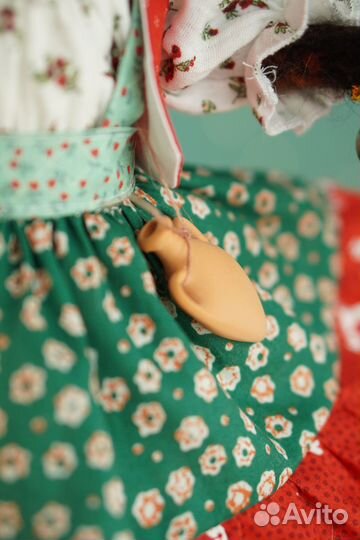 Большая мягкая игрушка лиса из русской сказки