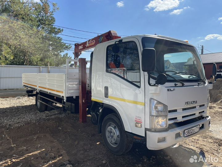 Isuzu Elf (N-series) с КМУ, 2012