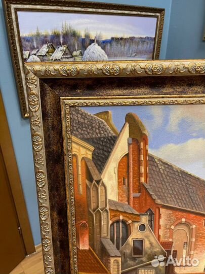 Картина голландский пейзаж “Амстердам