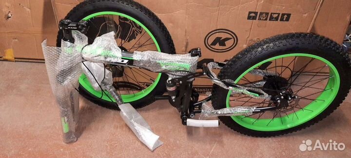 Фэтбайк велосипед с широкими колесами новый