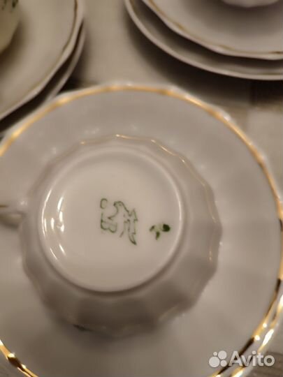 Фарфоровый чайный сервиз Вербилки