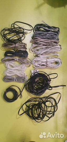 Лот проводов кабелей разных