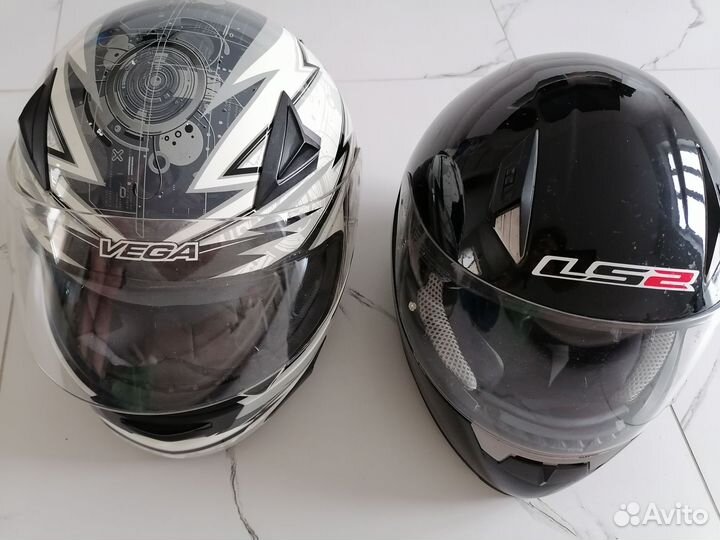 Шлем для мотоцикла 2 шт