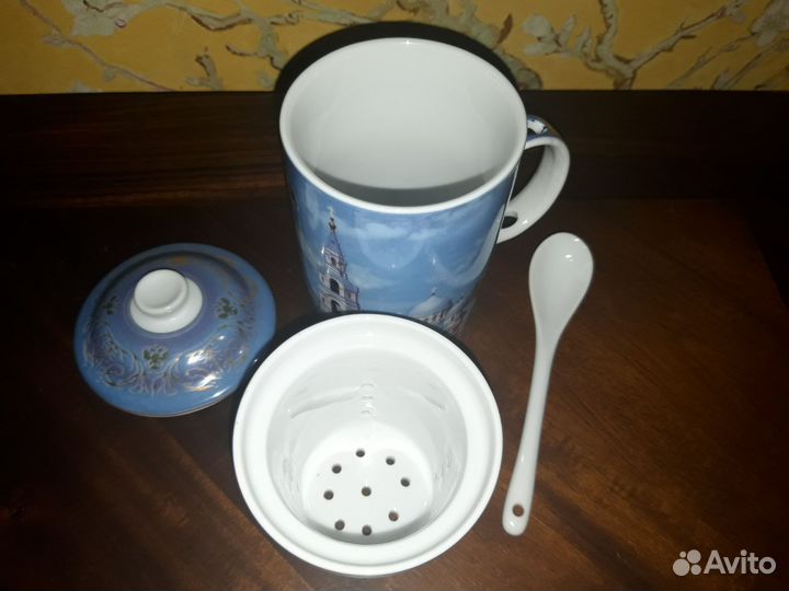 Кружка заварочная сувенир и лампа масляная