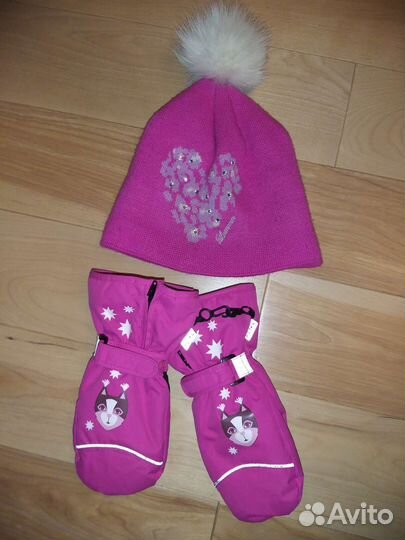 Комплект шапка, шарф