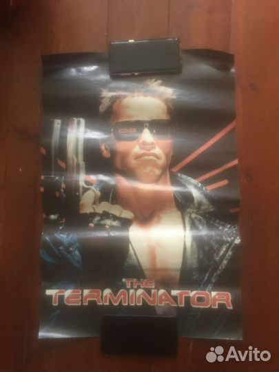 Ретро плакаты 90 х терминатор красная жара