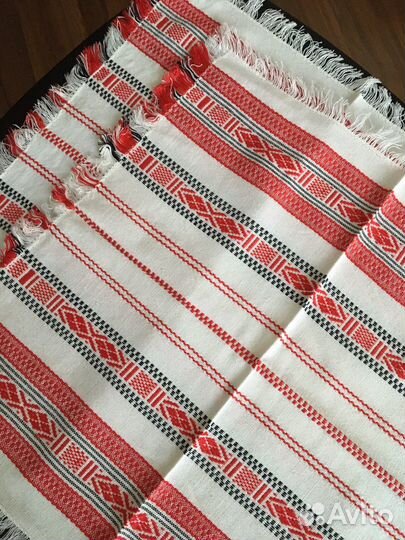 Салфетки 2шт с вышивкой Винтаж 1986