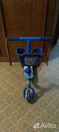 Самокат детский трехколесный бу
