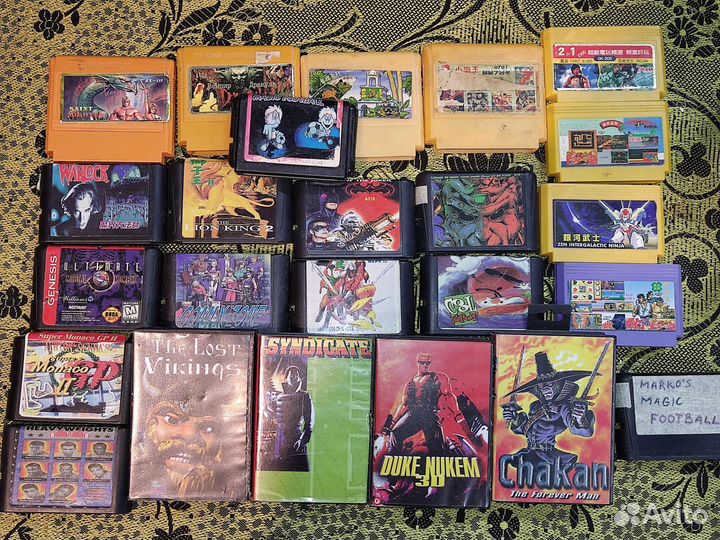 Картриджи dendy sega