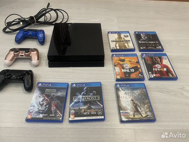 Sony PS4 джостики диски с играми