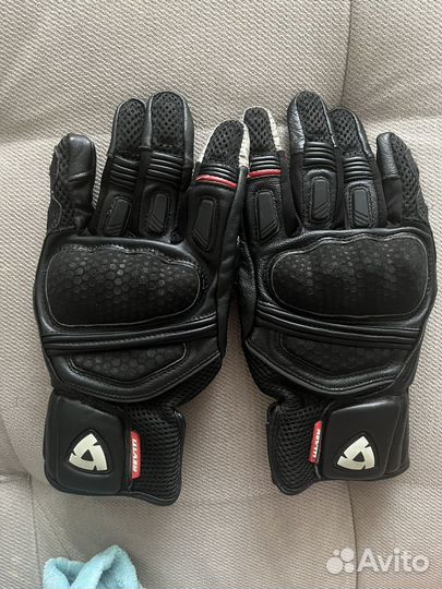 Мотоперчатки кожаные мужские