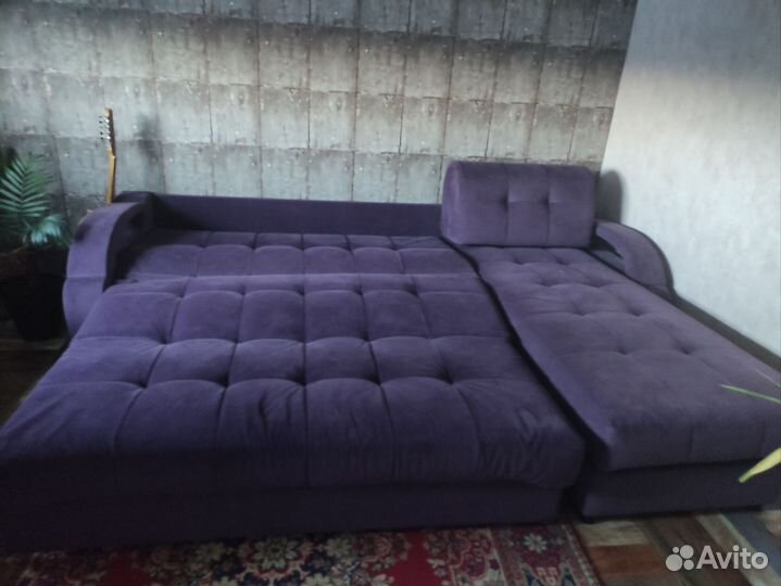 Большой угловой диван раскладной бу