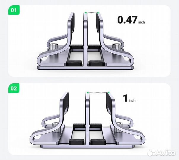 Двойная подставка Ugreen для ноутбука\планшета