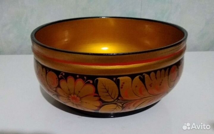 Деревянная посуда хохлома СССР
