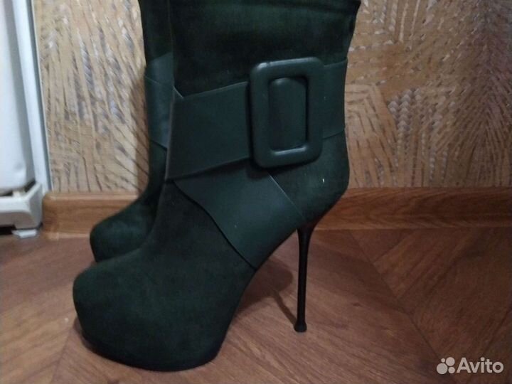 Ботильоны на высоком каблуке 37