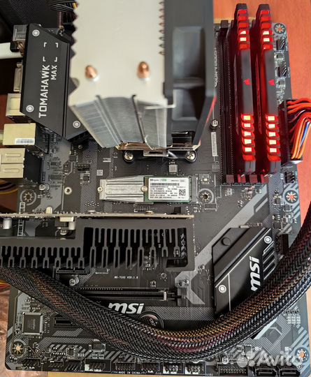 Игровой комплект Ryzen 7,MSI B450 Tomahawk MAX