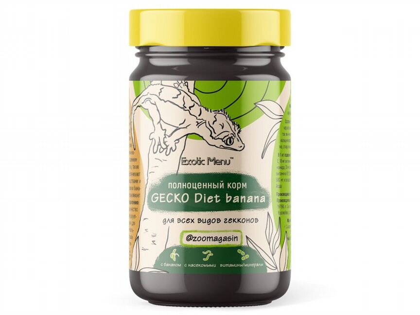 Gecko Diet banana корм для гекконов