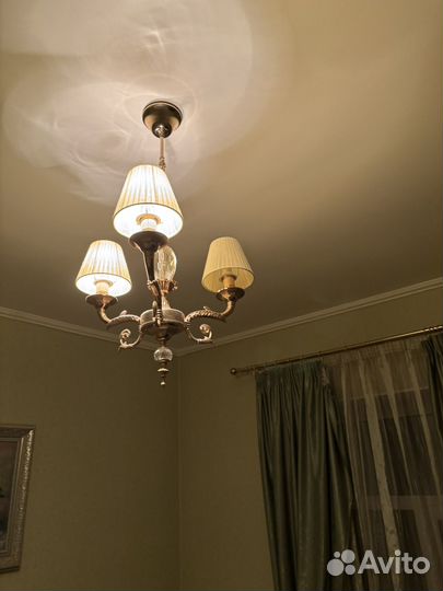 Люстра потолочная бу