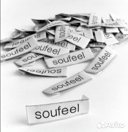 Ярлык для одежды с логотипом из жаккарда Томск