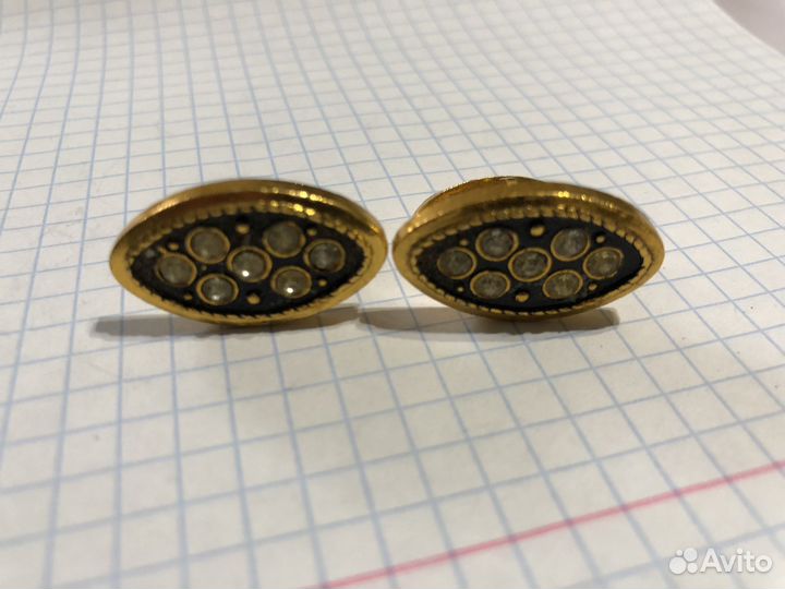 Запонки серебро СССР