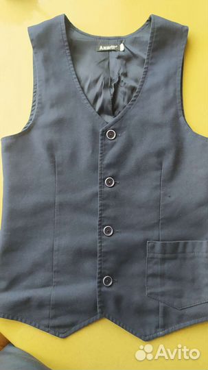 Жилетка для мальчика школьная 134 140