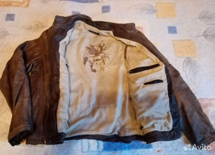Куртка мужская кожаная