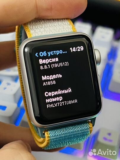 Идеальные Apple Watch 3 38mm (акб 100) Silver