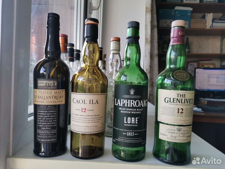 Бутылки - в интерьер (виски, коньяк, пиво и др.)