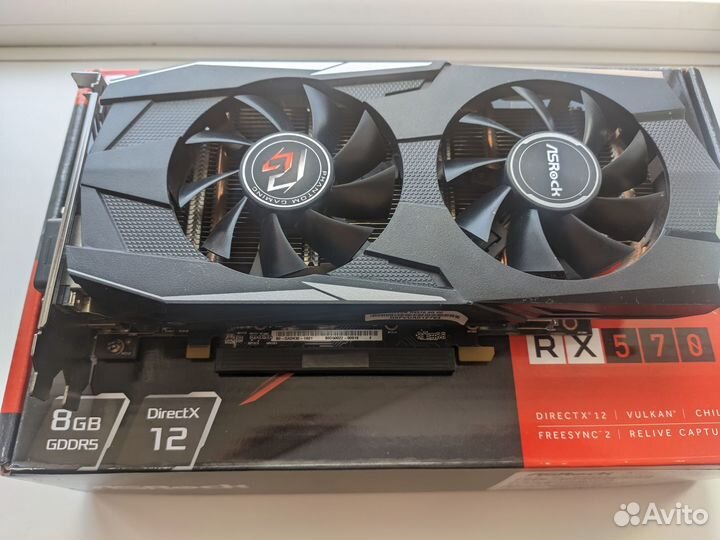 Asrock RX 570 Phantom Gaming D OC 8GB 256bit gddr5