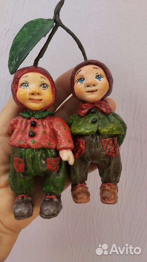 Ватные елочные игрушки