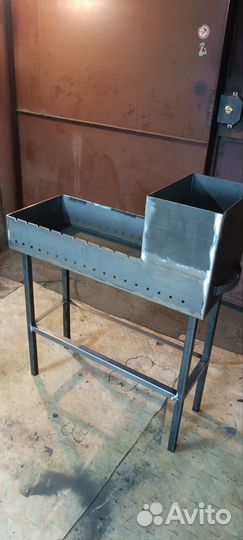 Мангал с топкой