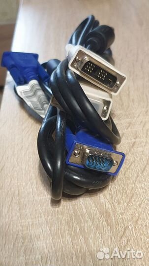 Кабели VGA, DVI, DisplayPort